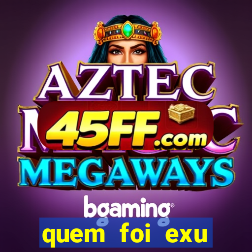quem foi exu caveira em vida